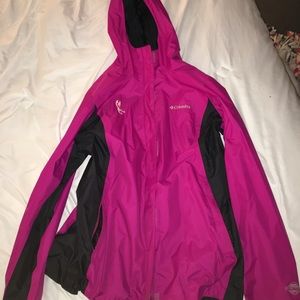 Columbia Breast Cancer Awareness Rain Jacket